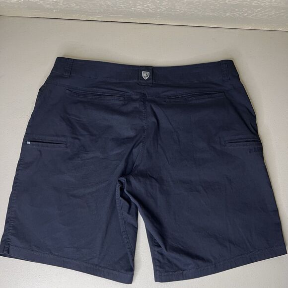 Kuhl Shorts Mens 40 Navy Blue Resistor Lite Chino Stretch Performance 10” Inseam - Picture 11 of 11